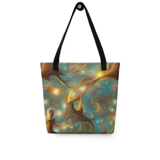 Starry Driftwood on a Tote Bag