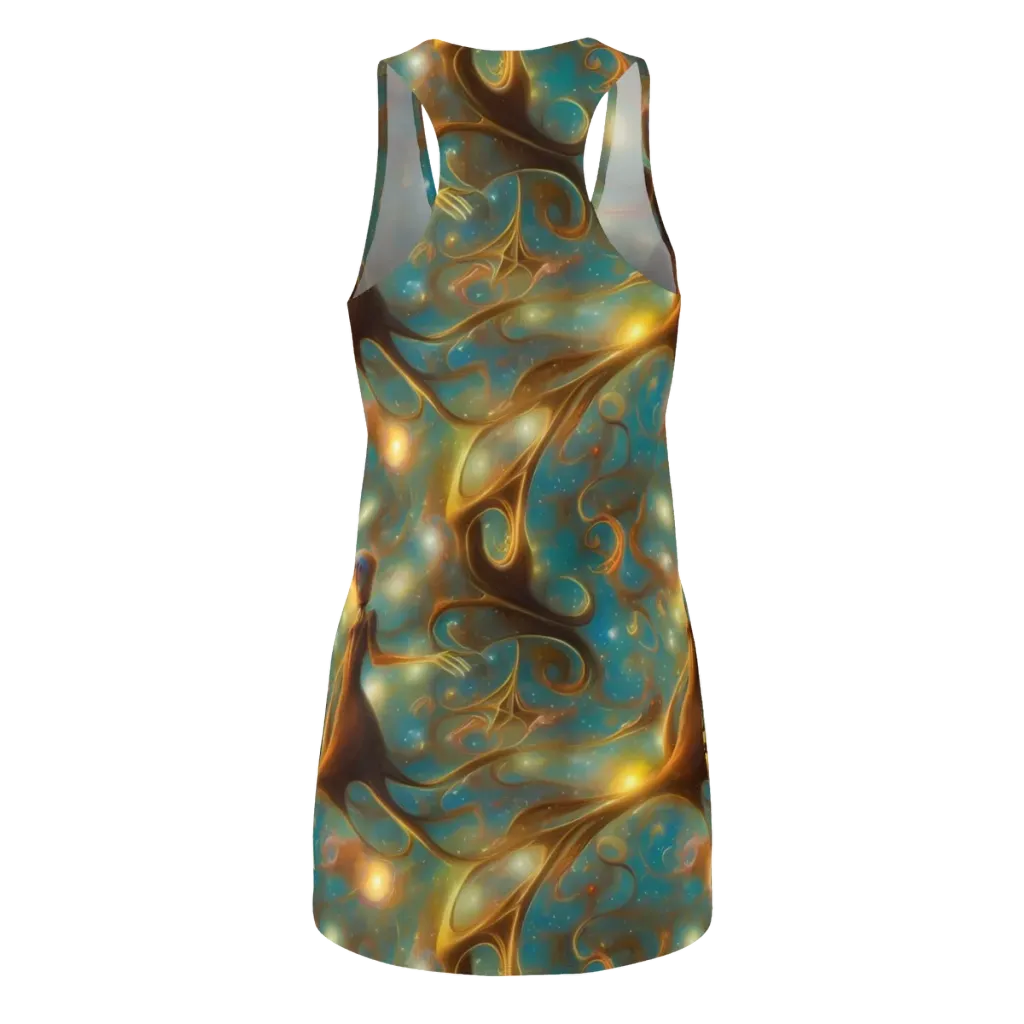 Starry Driftwood on Racerback Dress — Back