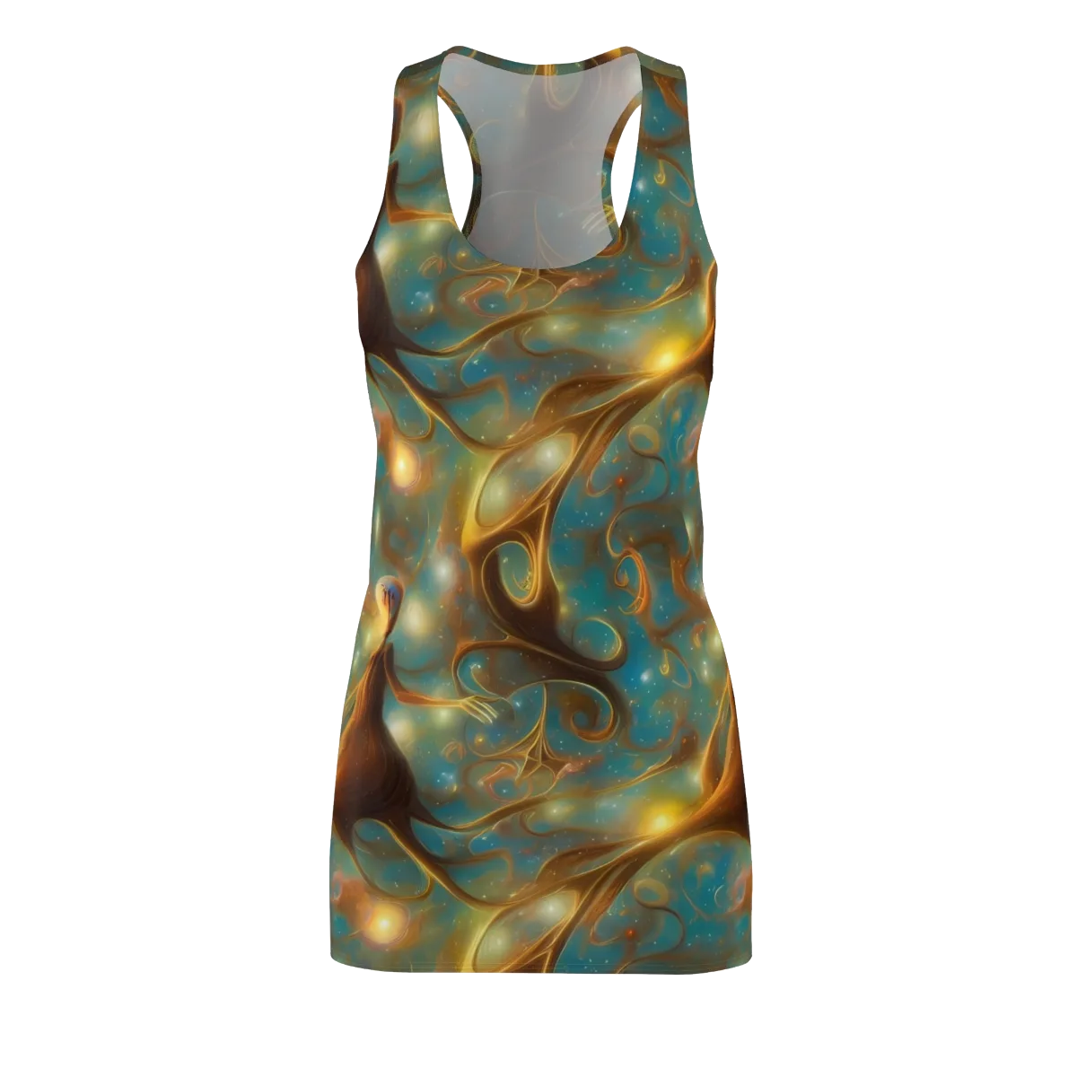 Starry Driftwood on Racerback Dress — Front