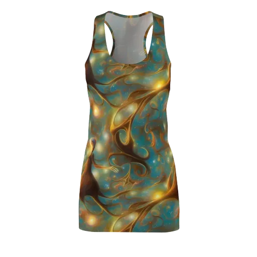 Starry Driftwood on a Racerback Dress