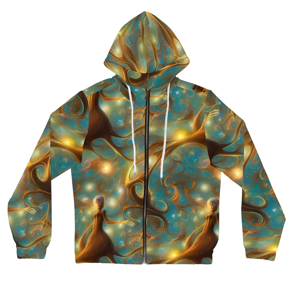 Starry Driftwood on Women's Full-Zip Hoodie — Front