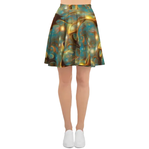 Starry Driftwood on a Skater Skirt