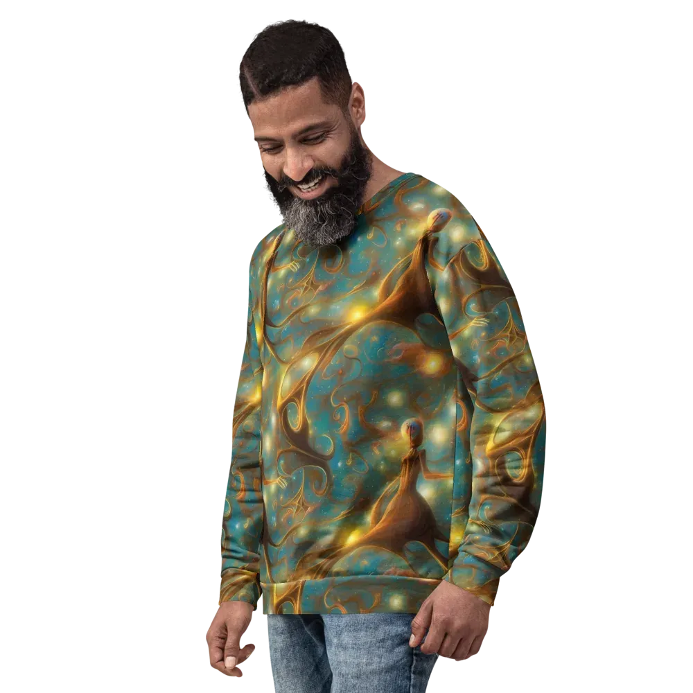 Starry Driftwood on Sweatshirt — Left Front