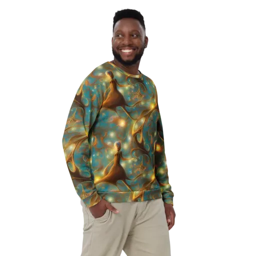 Starry Driftwood on a Sweatshirt