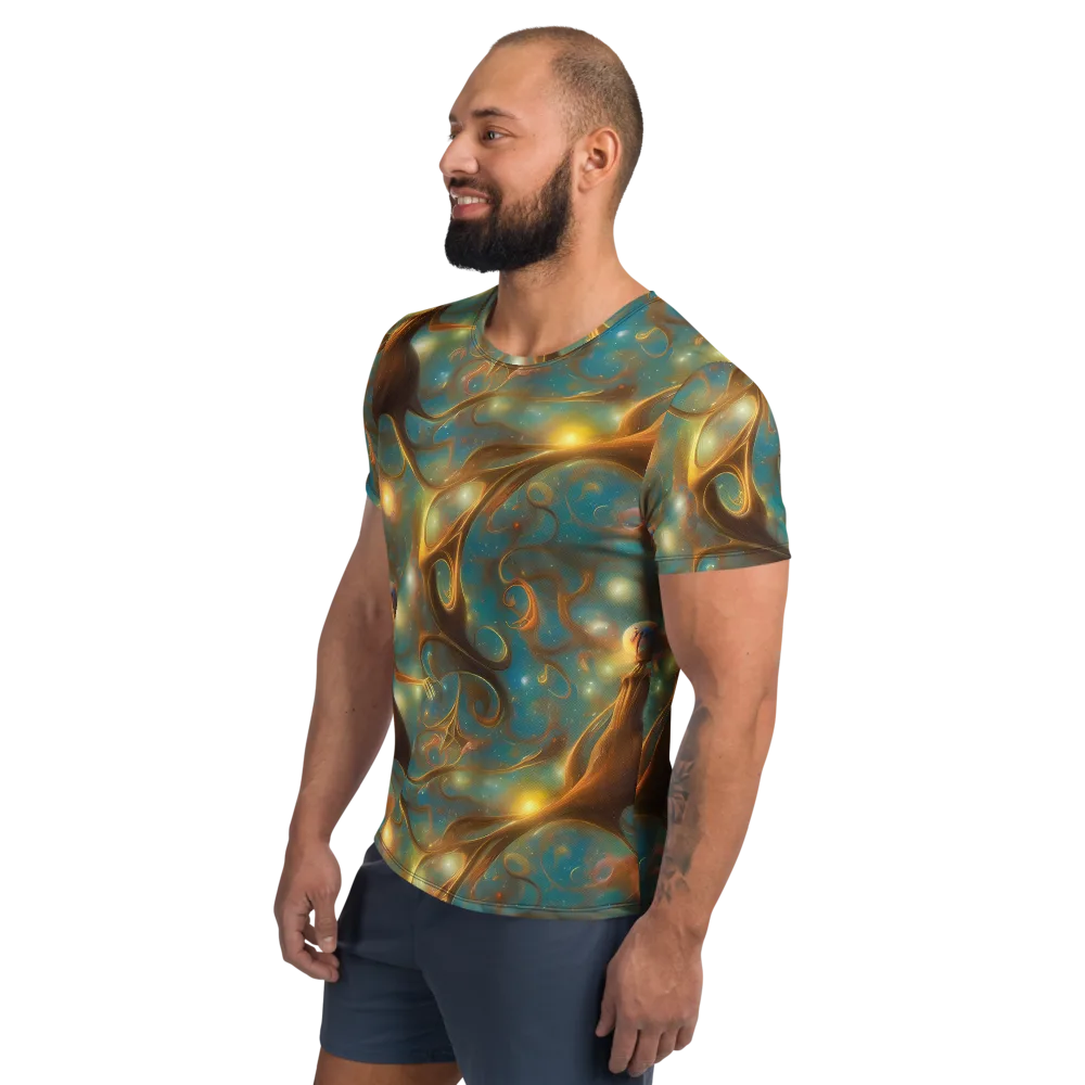 Starry Driftwood on Men's Athletic T-Shirt — Left