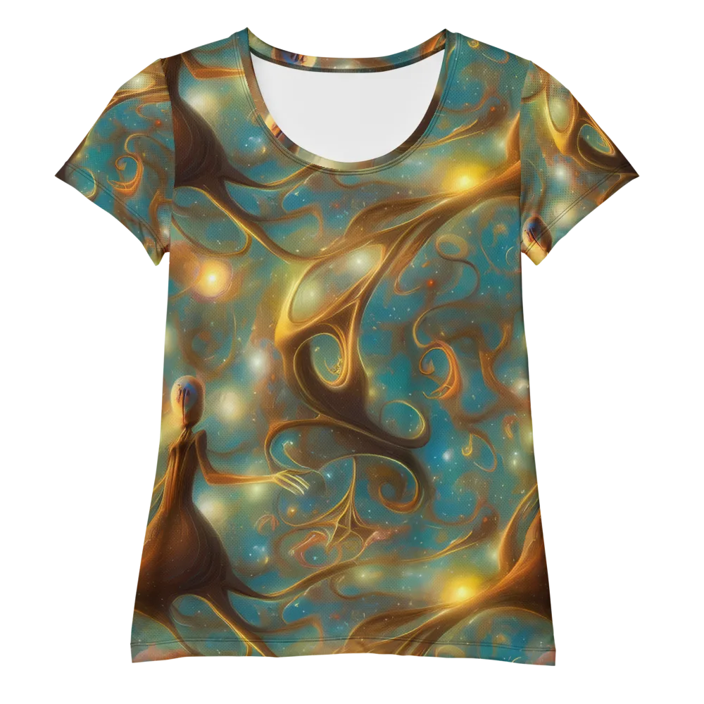 Starry Driftwood on Women's Athletic T-Shirt — Front