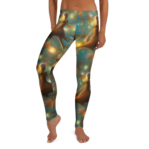 Starry Driftwood on a Leggings