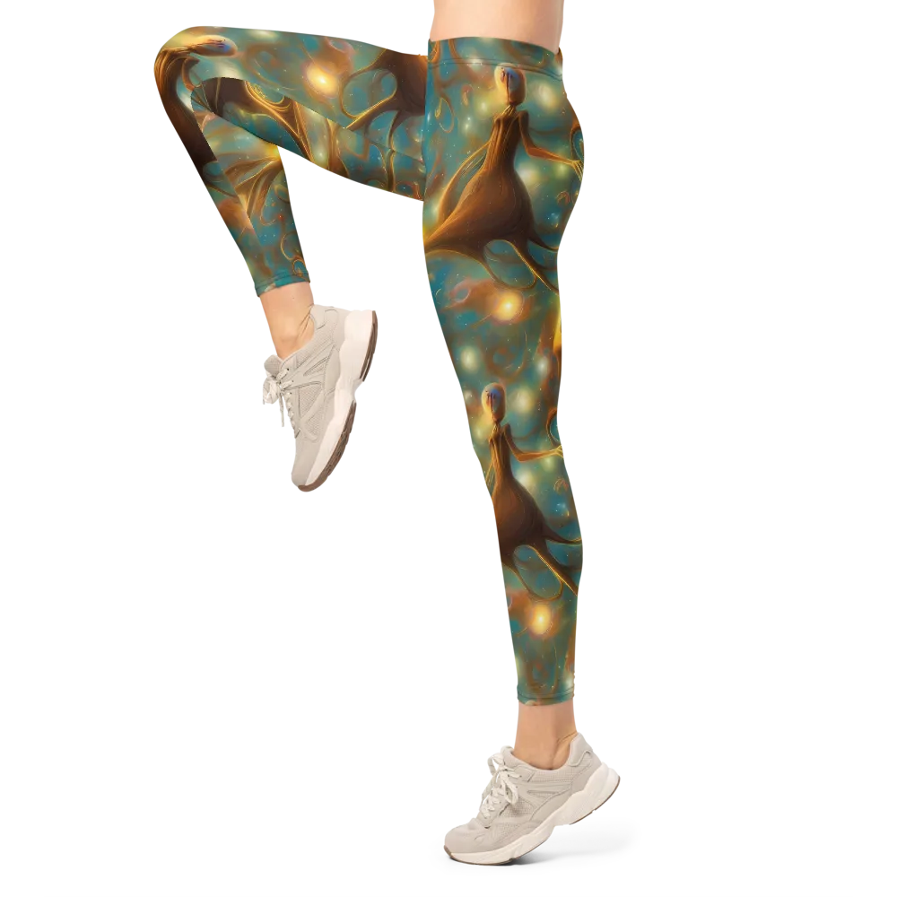 Starry Driftwood on Leggings — Left