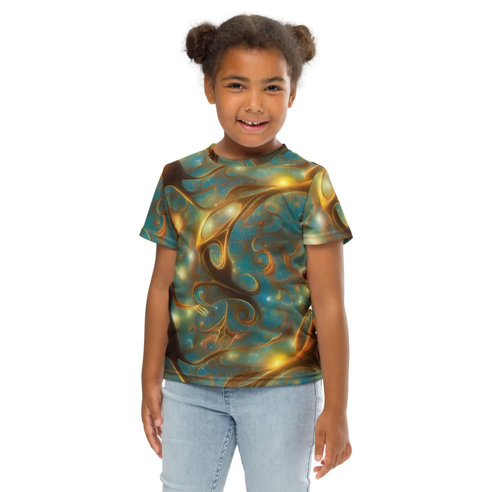 Starry Driftwood on Kids Crew Neck T-Shirt — Front