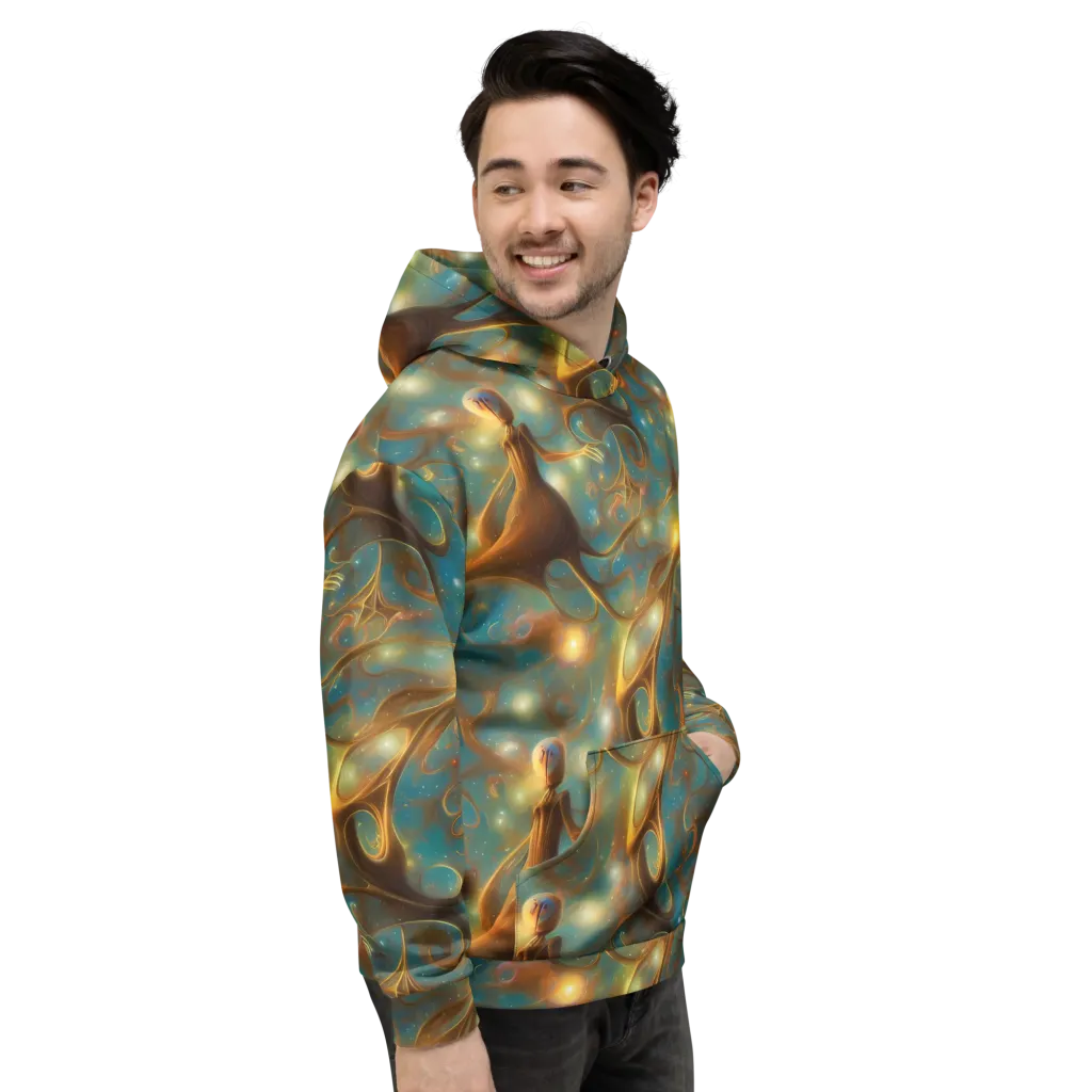 Starry Driftwood on Hoodie — Right