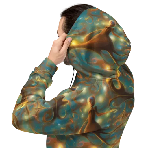 Starry Driftwood on a Hoodie
