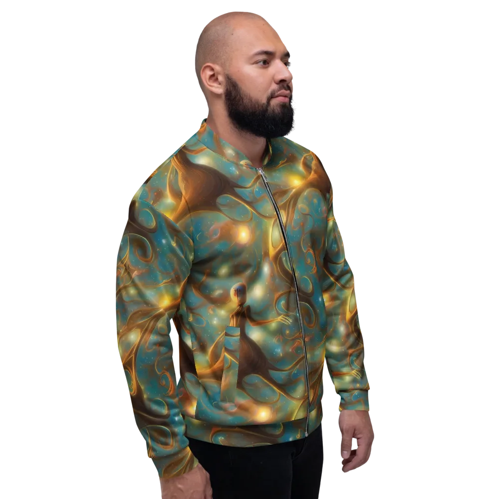 Starry Driftwood on Bomber Jacket — Right