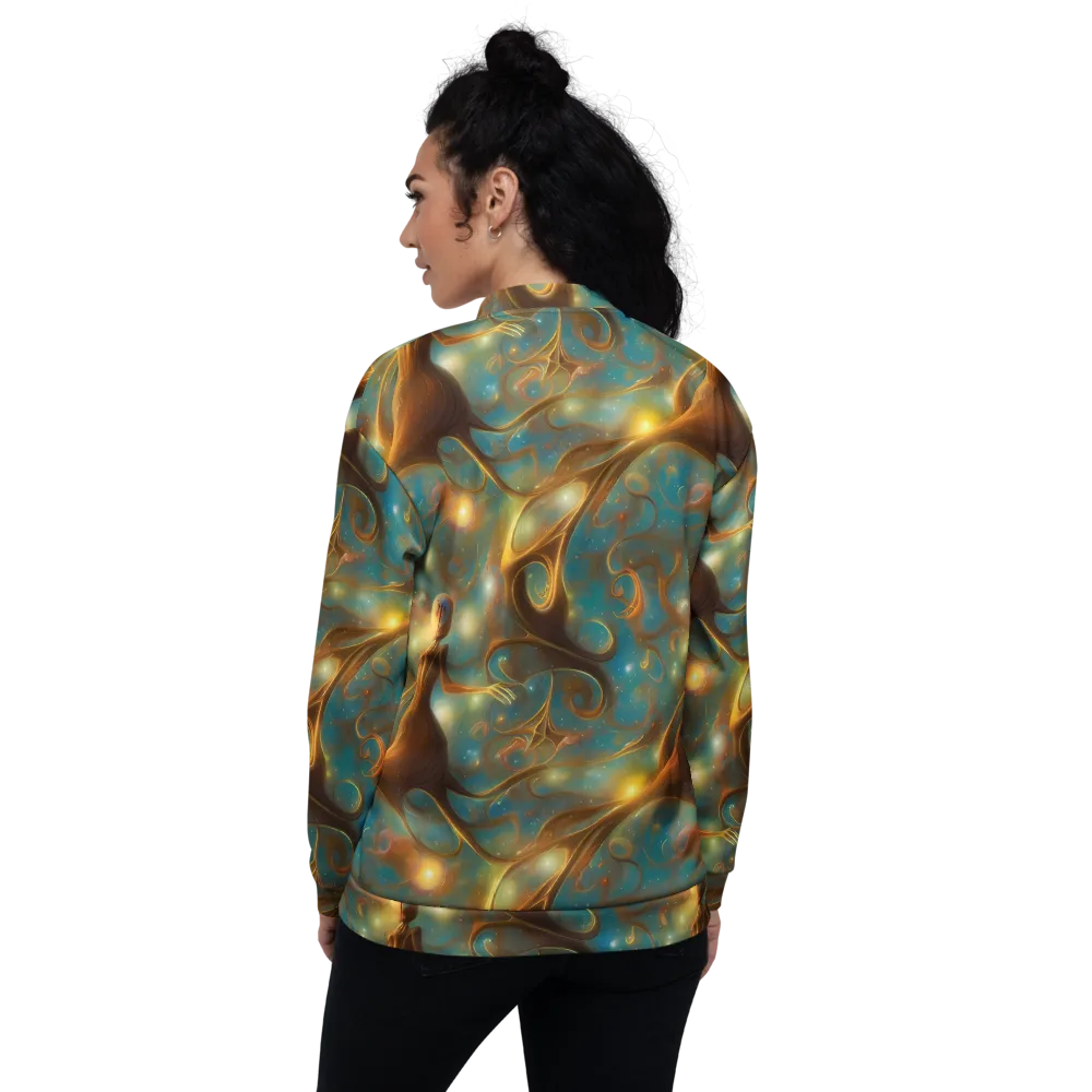 Starry Driftwood on Bomber Jacket — Back