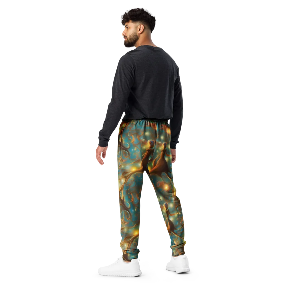 Starry Driftwood on Men's Joggers — Back