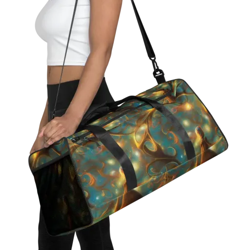 Starry Driftwood on a Duffle Bag