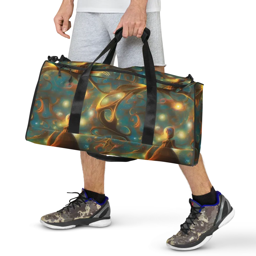 Starry Driftwood on Duffle Bag — Front
