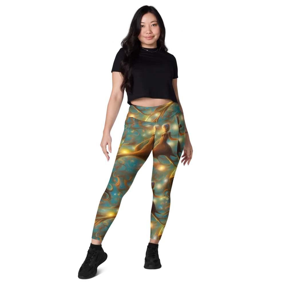Starry Driftwood on Leggings with Pockets — Front
