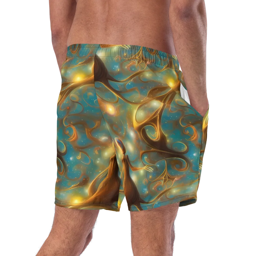 Starry Driftwood on Swim Trunks — Right Back