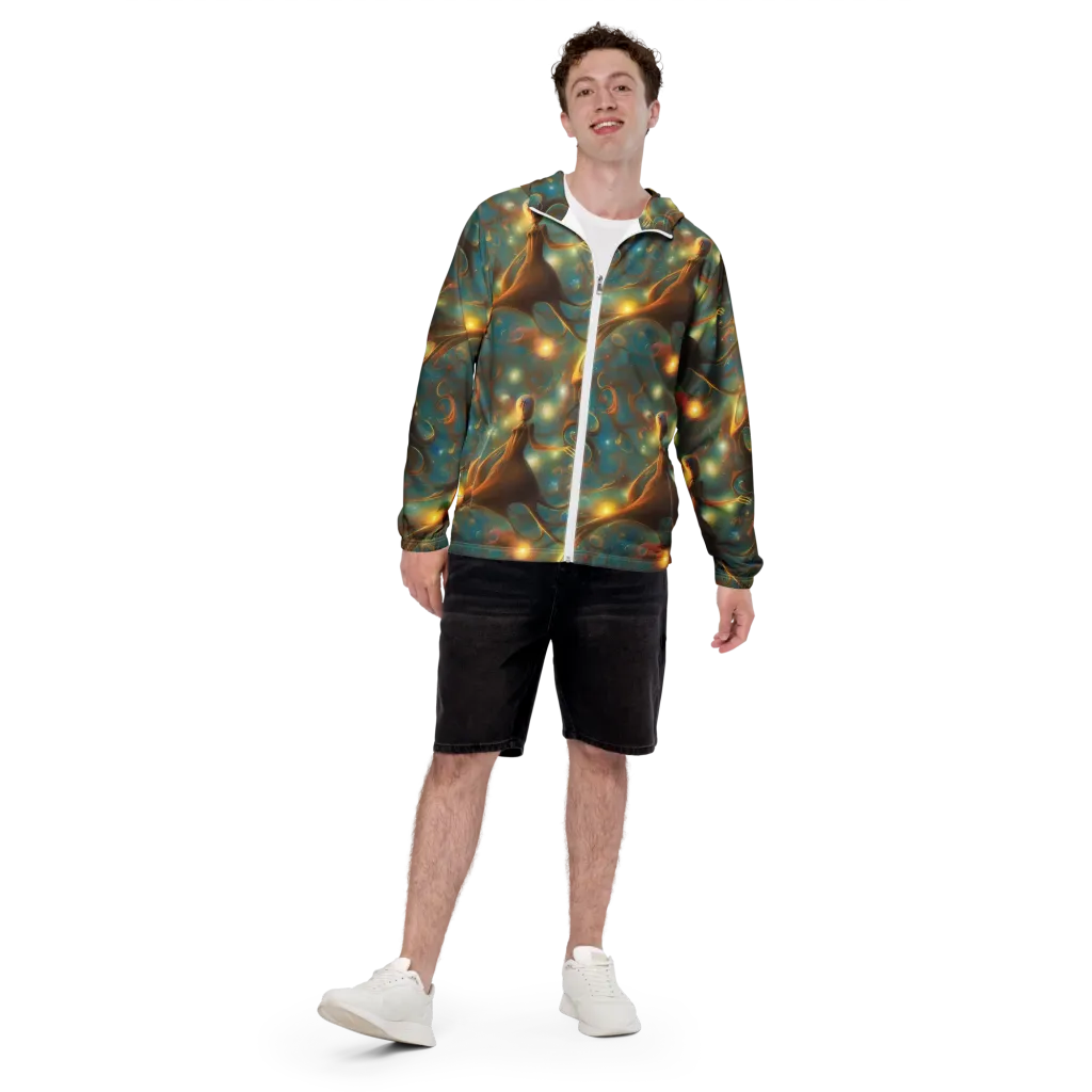 Starry Driftwood on Men's Windbreaker — Front