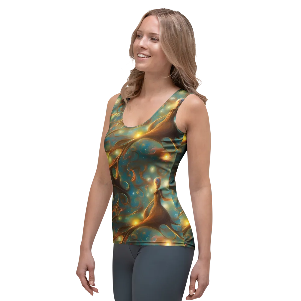 Starry Driftwood on Women's Tank Top — Left Front