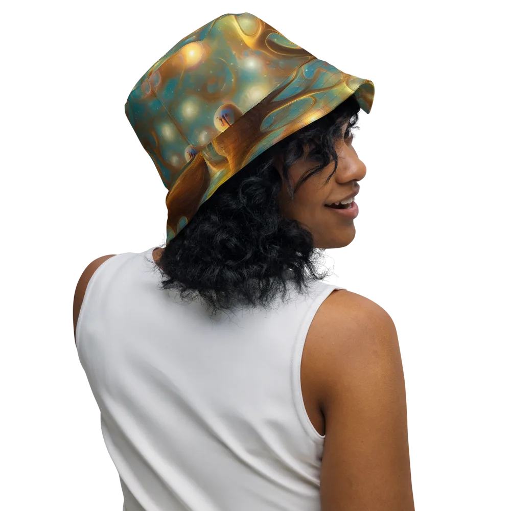 Starry Driftwood on Reversible Bucket Hat — Right Outside
