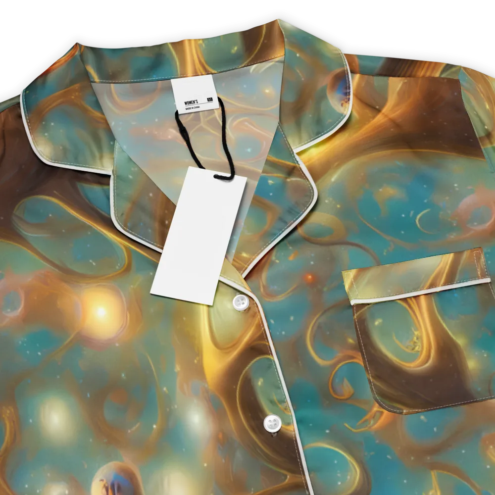 Starry Driftwood on Women's Short Sleeve Pajama Top — Product details