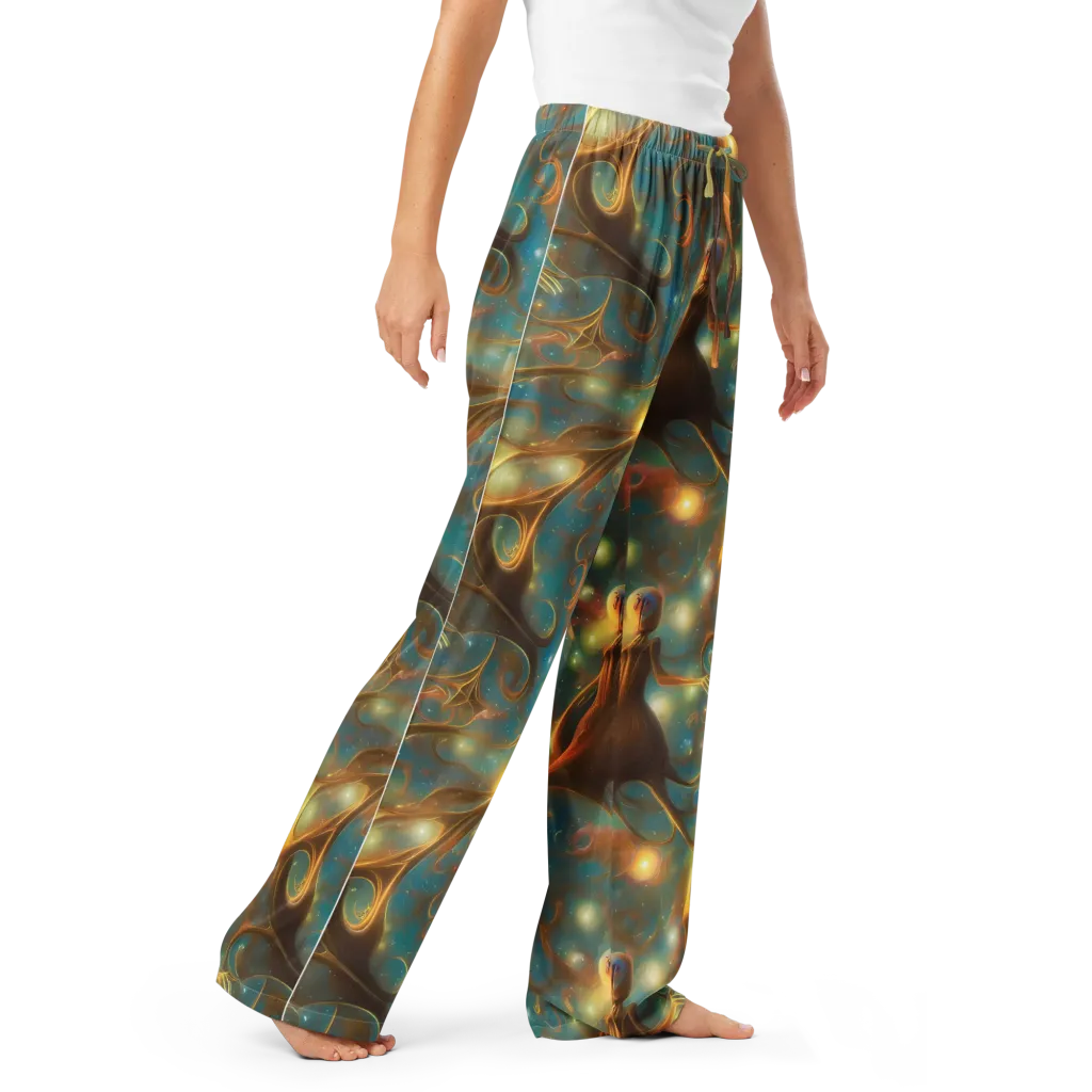 Starry Driftwood on Women's Pajama Pants — Right Front