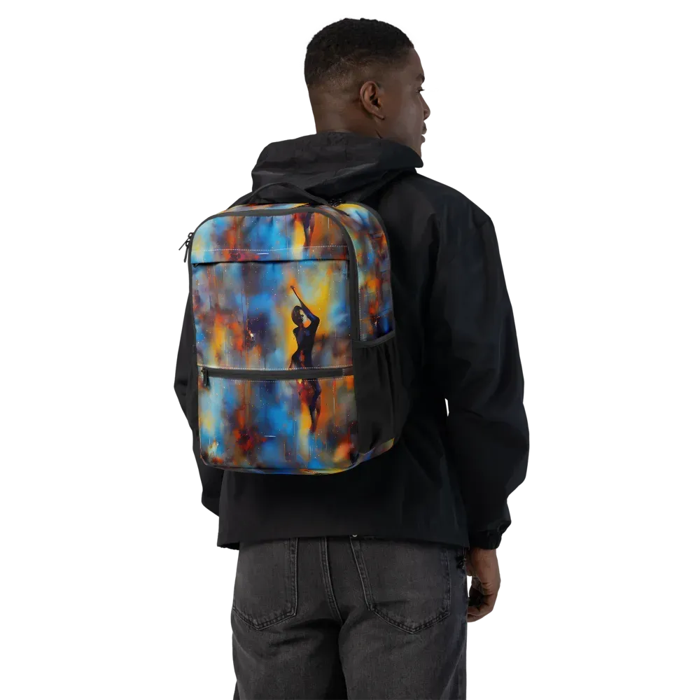 Cobalt Vogue on Utility Backpack — Back