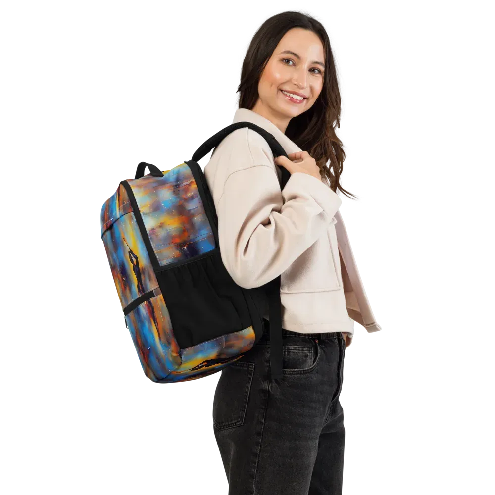 Cobalt Vogue on Utility Backpack — Right