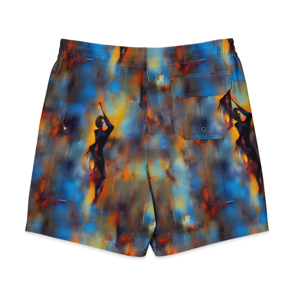 Cobalt Vogue on Men's Board Shorts — Back