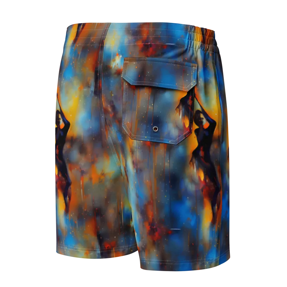 Cobalt Vogue on Men's Board Shorts — Back