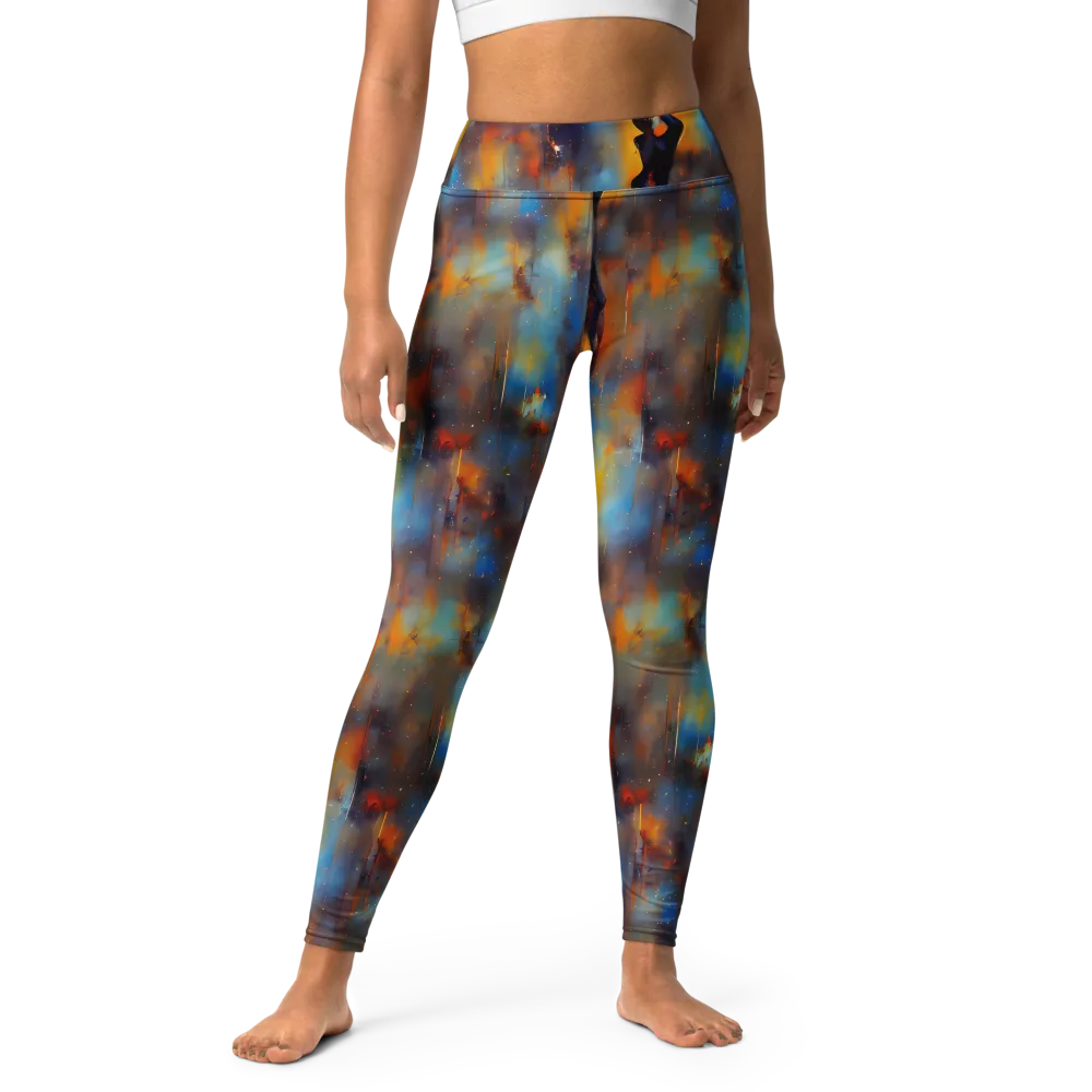 Cobalt Vogue on Yoga Leggings — Front