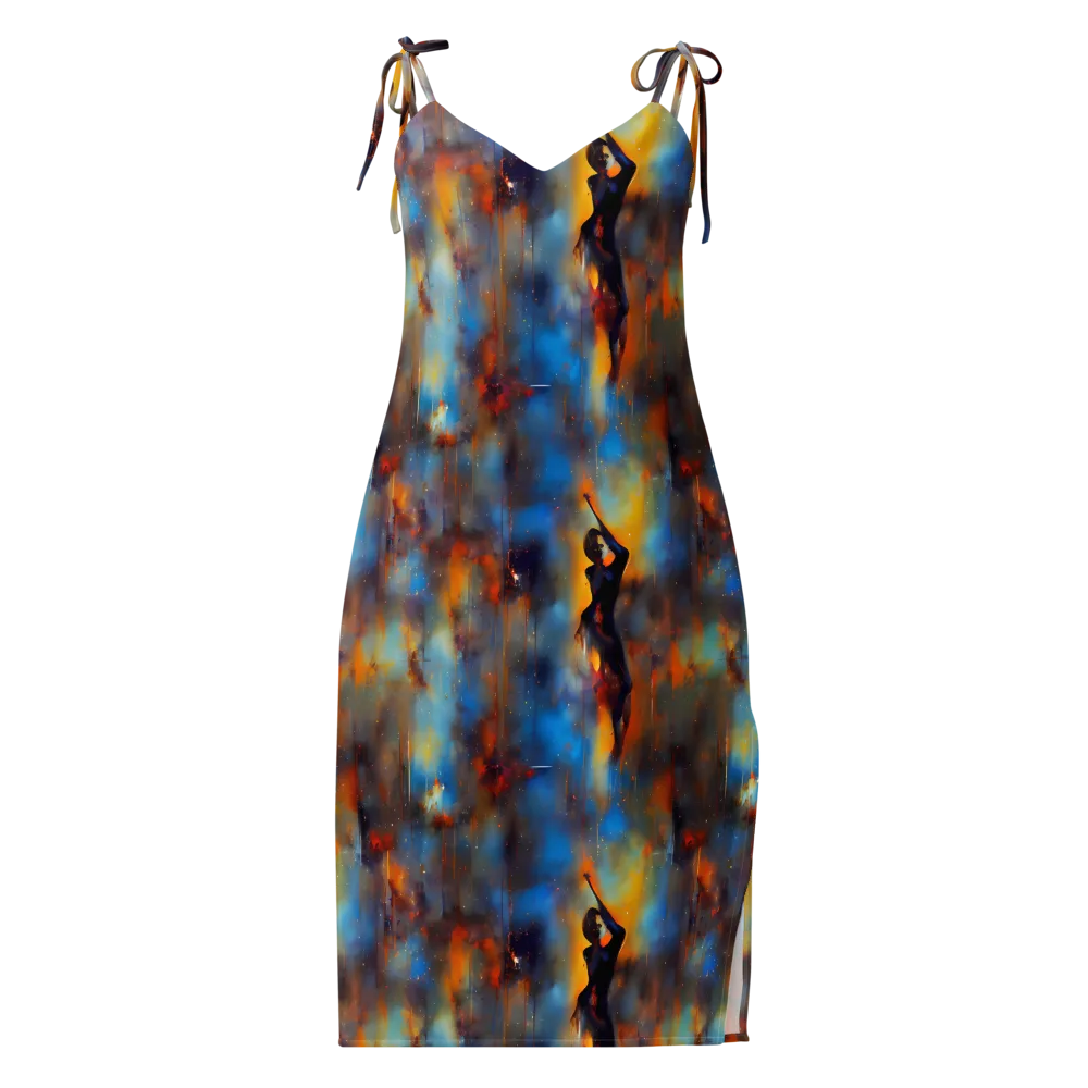 Cobalt Vogue on Slip Dress — Front