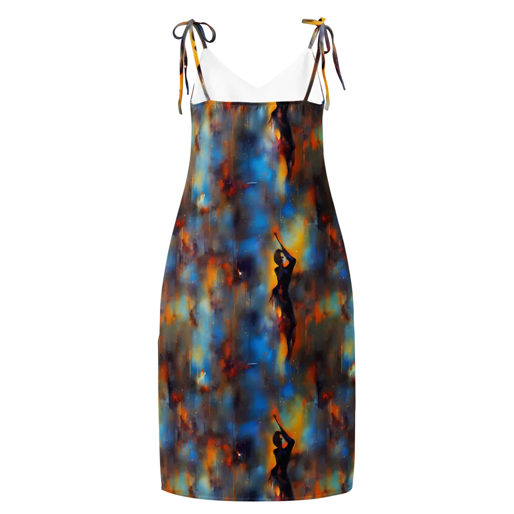 Cobalt Vogue on Slip Dress — Back