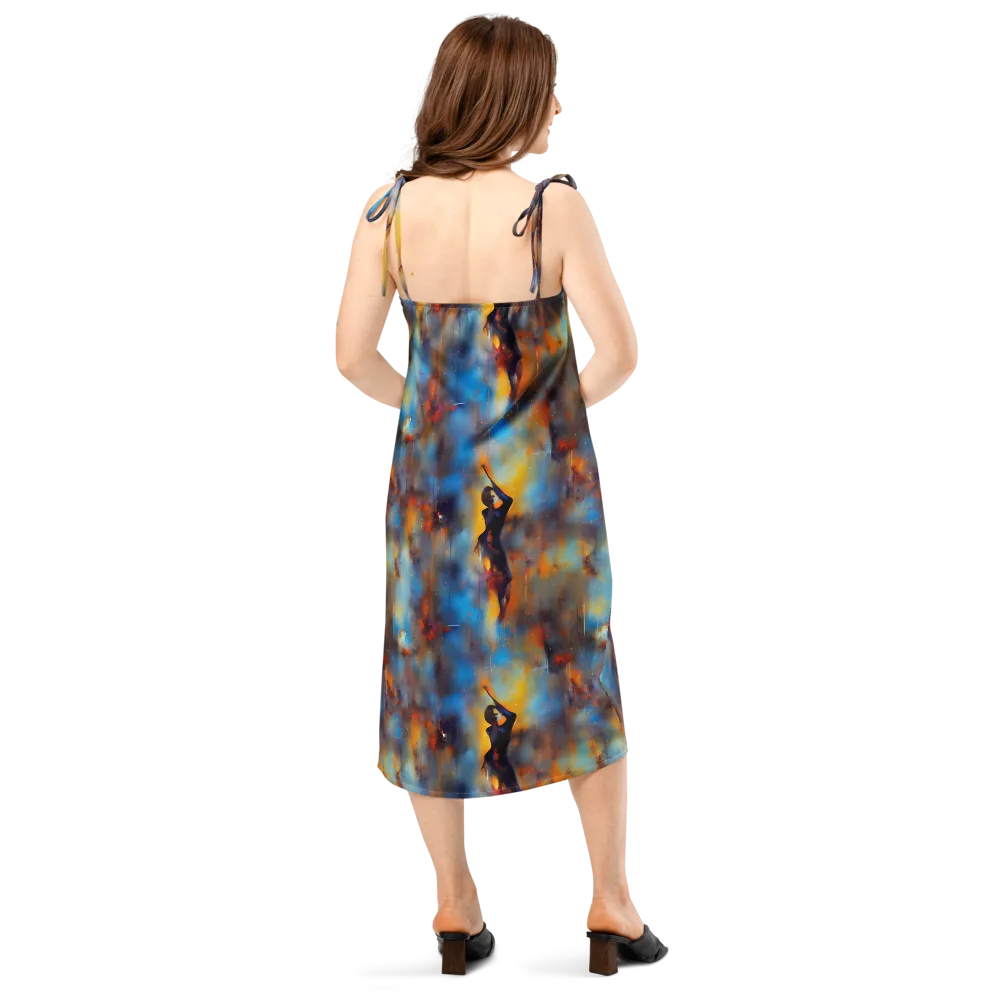 Cobalt Vogue on Slip Dress — Back