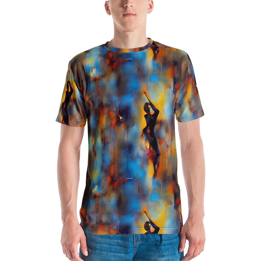 Cobalt Vogue on Men's Crew Neck T-Shirt — Front