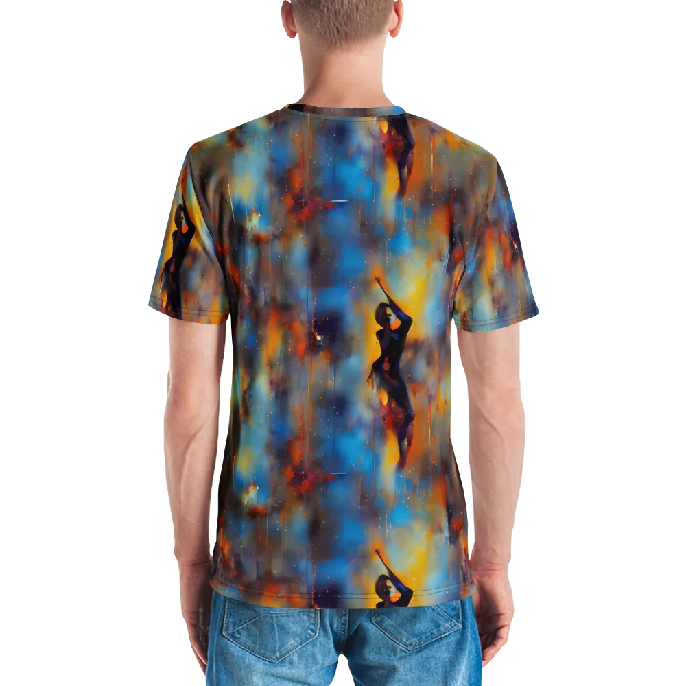 Cobalt Vogue on Men's Crew Neck T-Shirt — Back