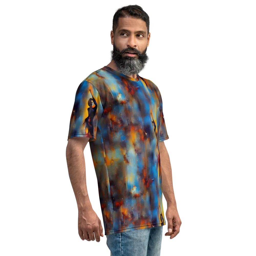 Cobalt Vogue on Men's Crew Neck T-Shirt — Right