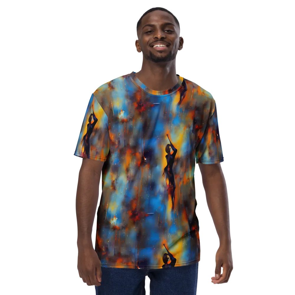 Cobalt Vogue on Men's Crew Neck T-Shirt — Front