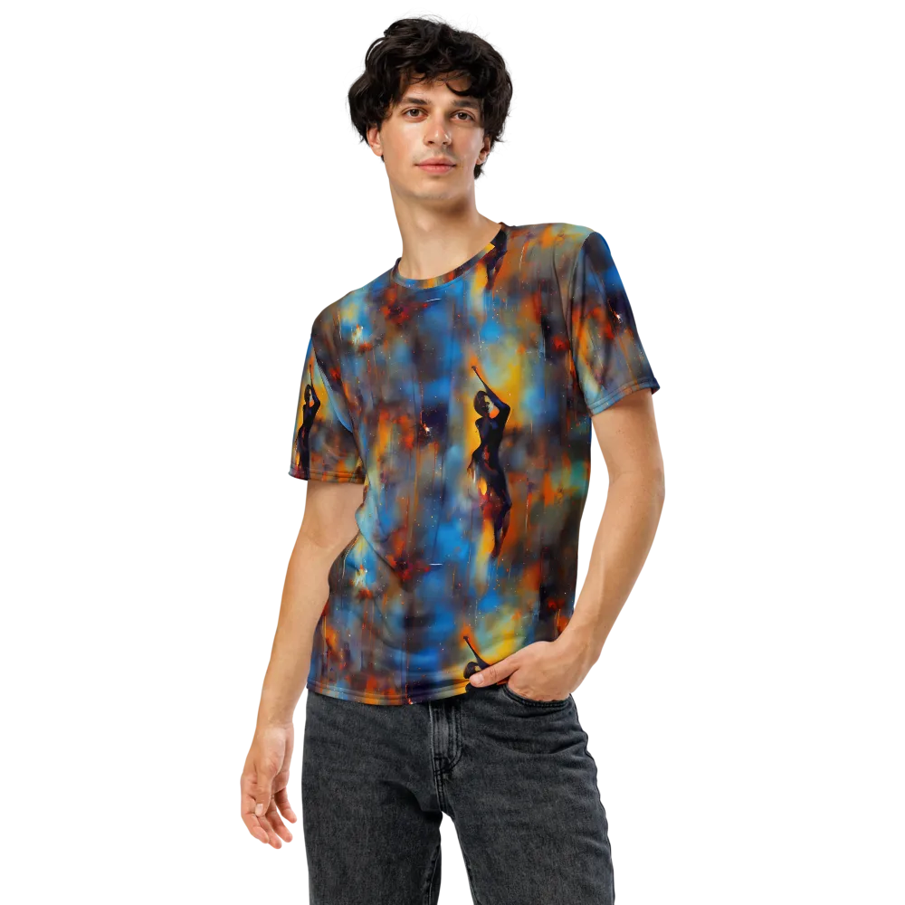 Cobalt Vogue on Men's Crew Neck T-Shirt — Front