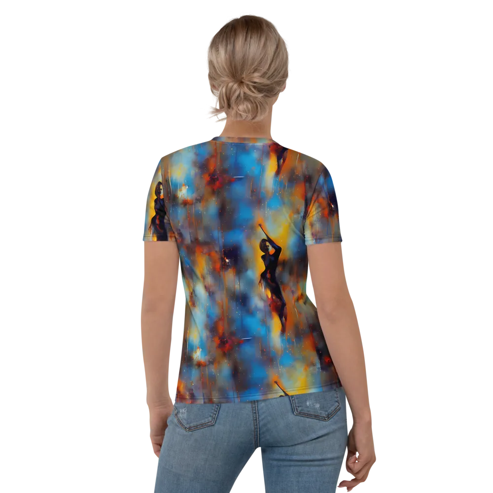 Cobalt Vogue on Women's Crew Neck T-Shirt — Back