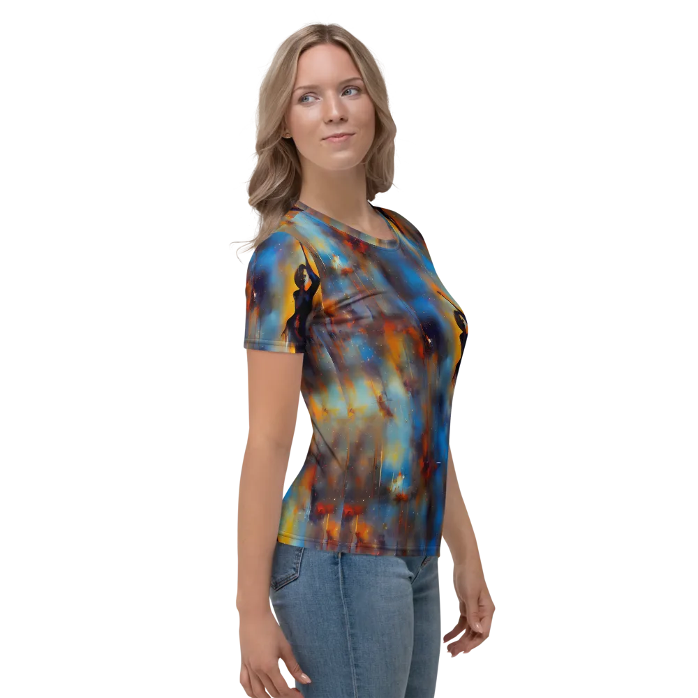 Cobalt Vogue on Women's Crew Neck T-Shirt — Right