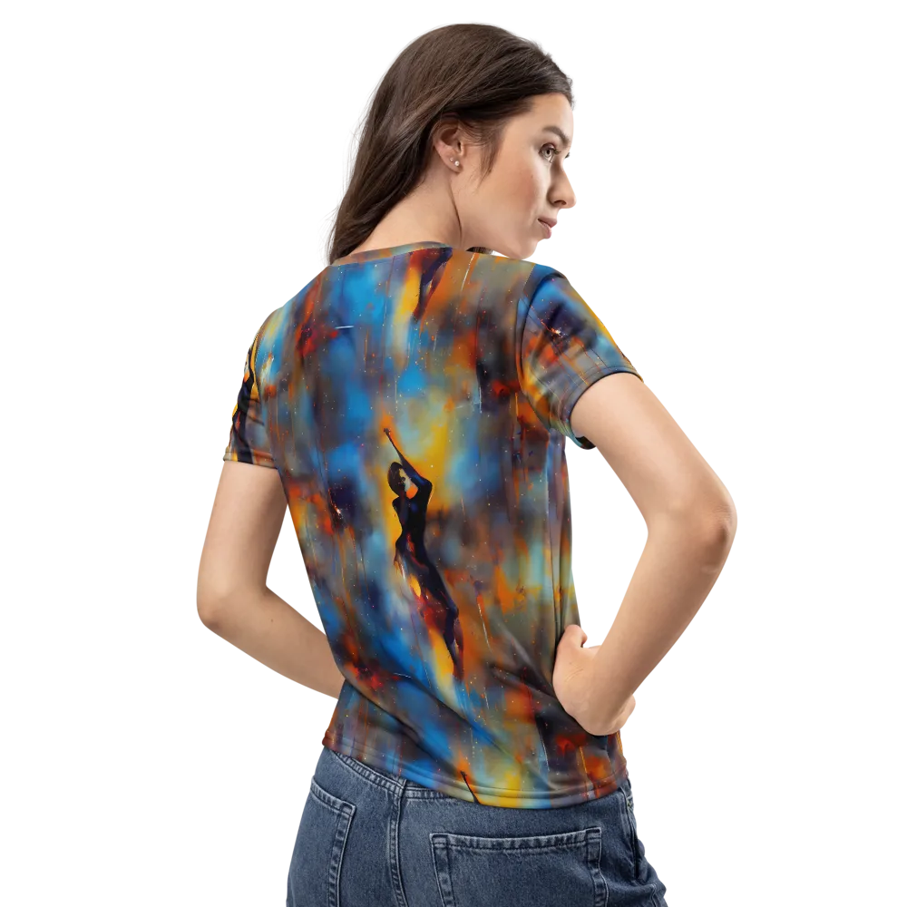 Cobalt Vogue on Women's Crew Neck T-Shirt — Back