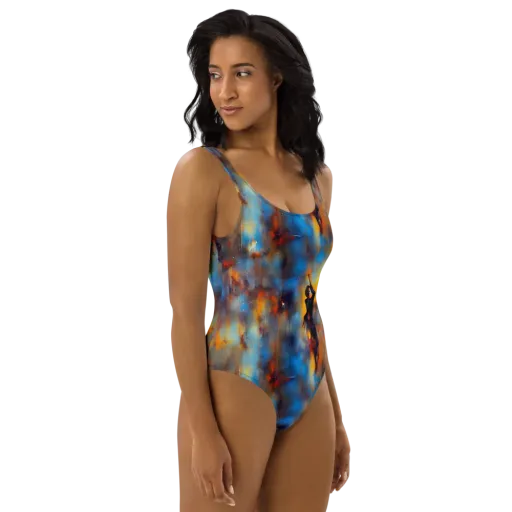 Cobalt Vogue on a One-Piece Swimsuit