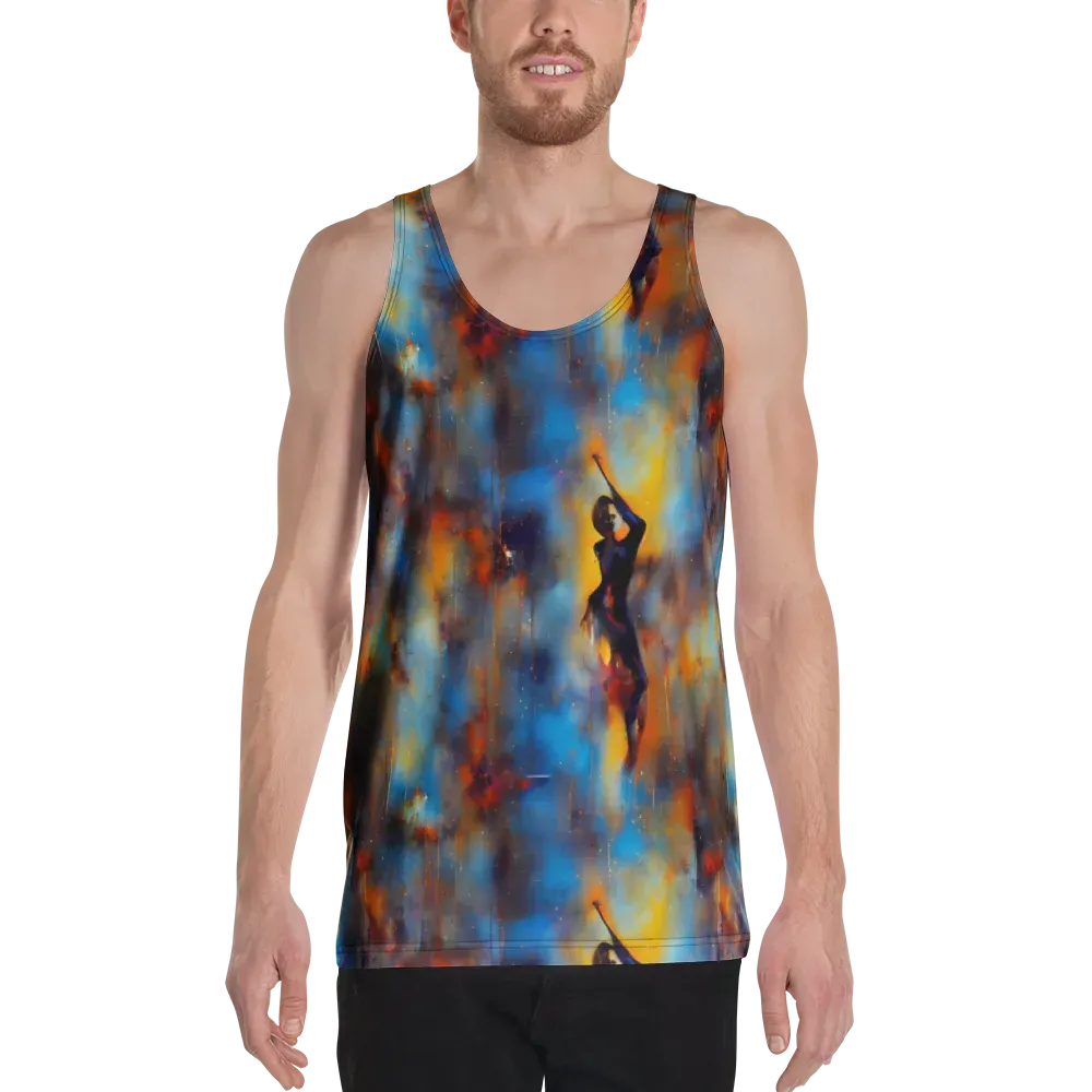 Cobalt Vogue on Men's Tank Top — Front