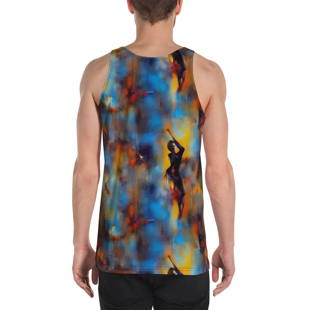 Cobalt Vogue on Men's Tank Top — Back