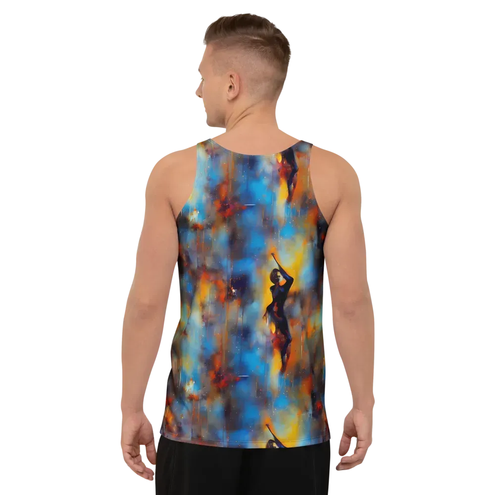 Cobalt Vogue on Men's Tank Top — Back