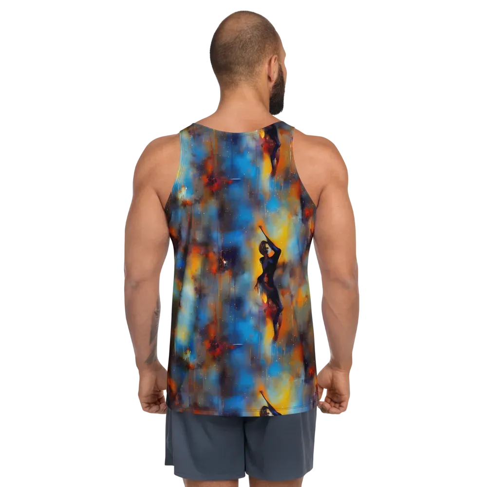 Cobalt Vogue on Men's Tank Top — Back