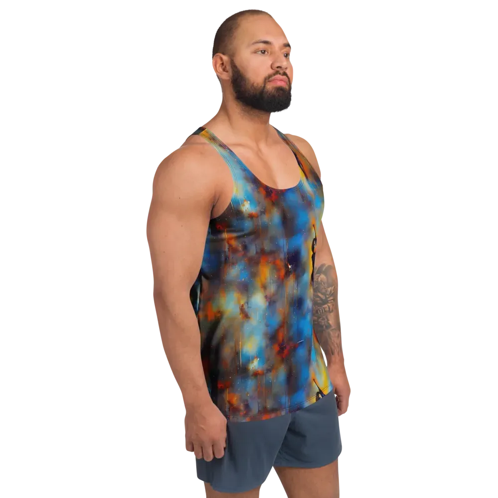 Cobalt Vogue on Men's Tank Top — Right Front