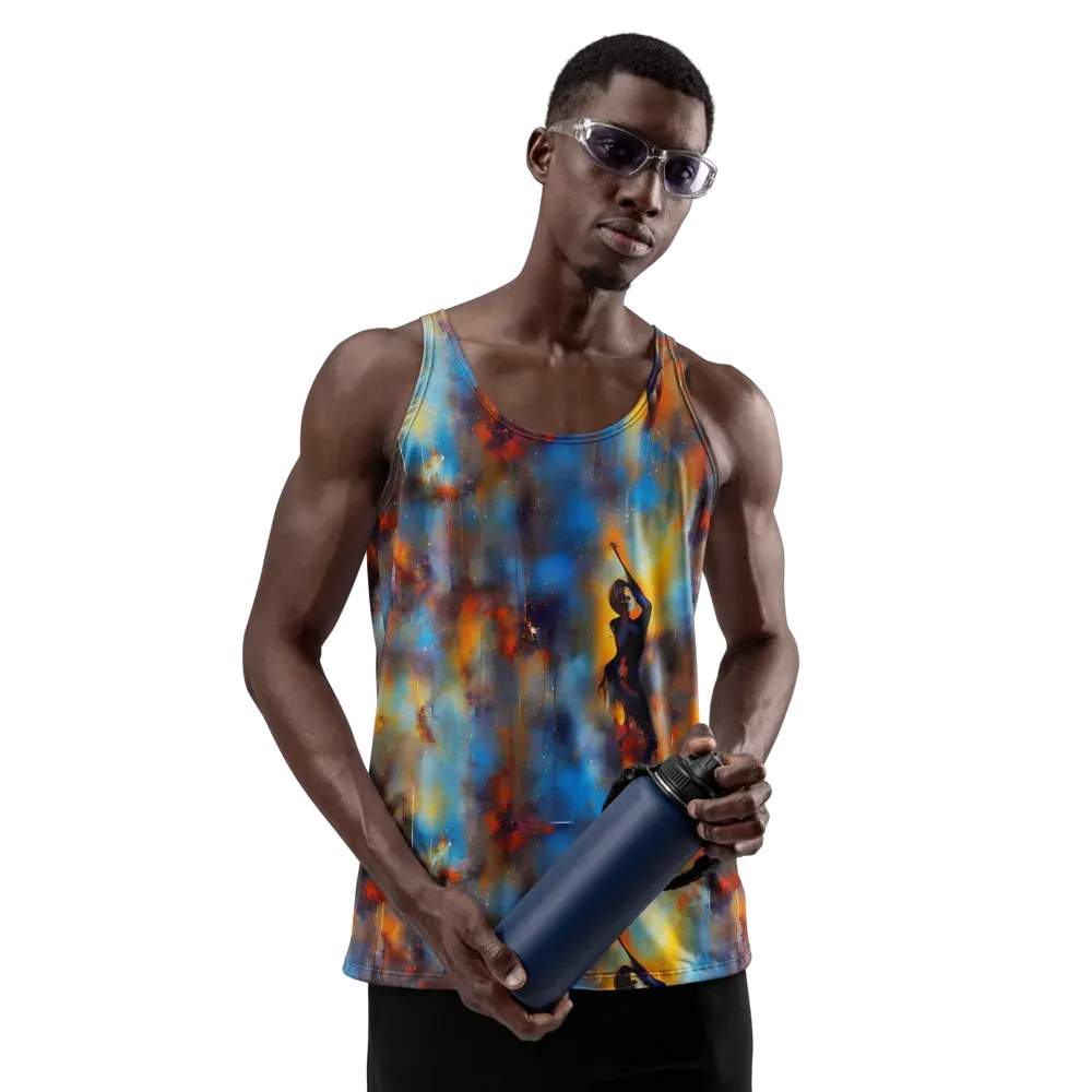 Cobalt Vogue on Men's Tank Top — Front